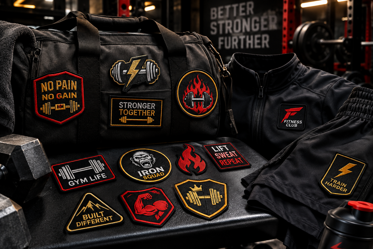 Custom Patches for Gyms, Fitness Centers, and Sports Facilities in the Inland Empire
