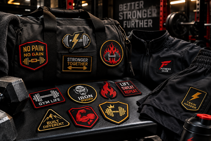 Custom Patches for Gyms, Fitness Centers, and Sports Facilities in the Inland Empire