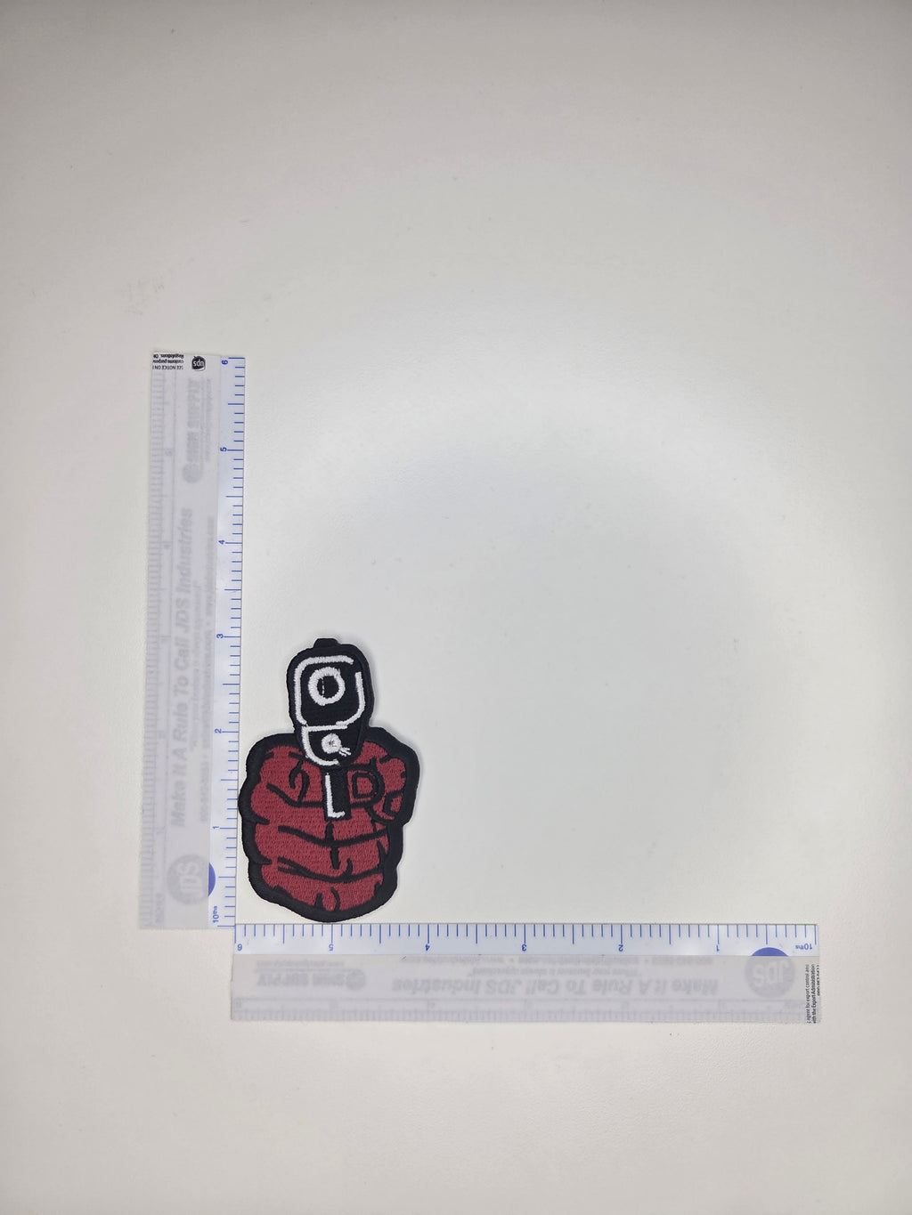 Pointing Handgun Embroidered Patch