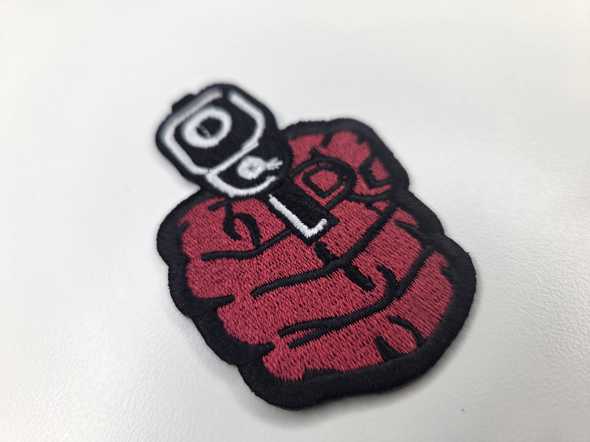 Pointing Handgun Embroidered Patch