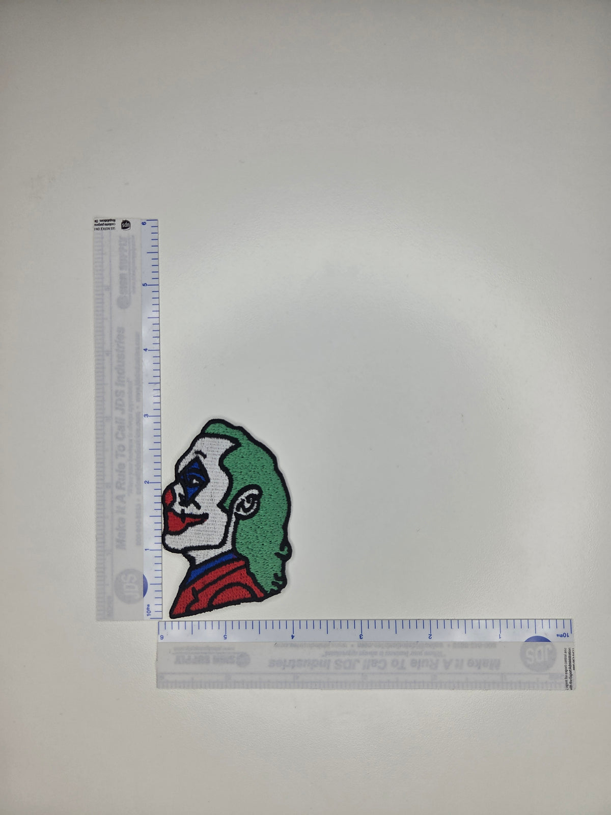 Joker Face Embroidered Patch