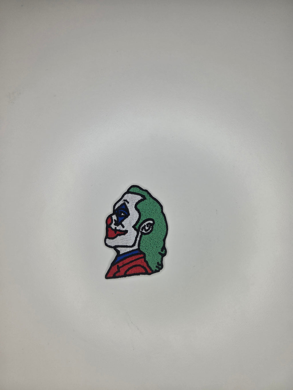 Joker Face Embroidered Patch