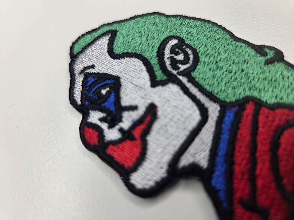 Joker Face Embroidered Patch