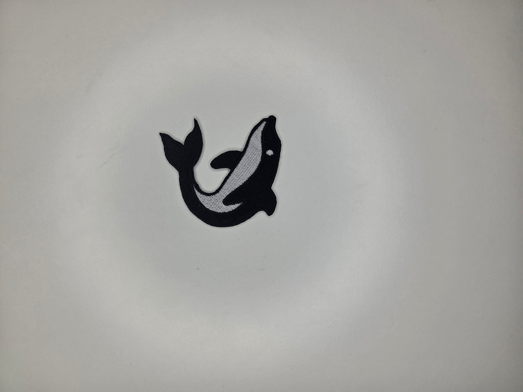 Orca Whale Embroidered Patch