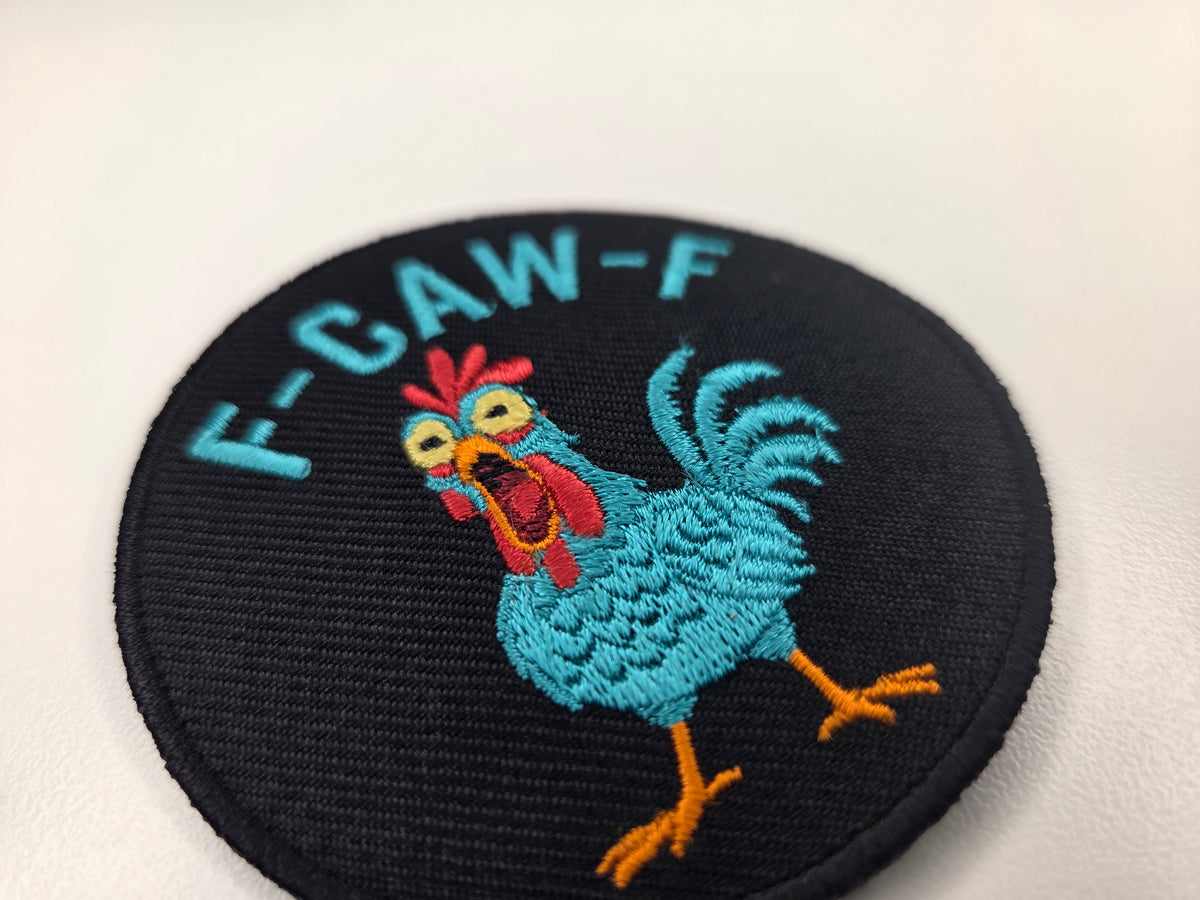 F-CAW-F Rooster Embroidered Patch