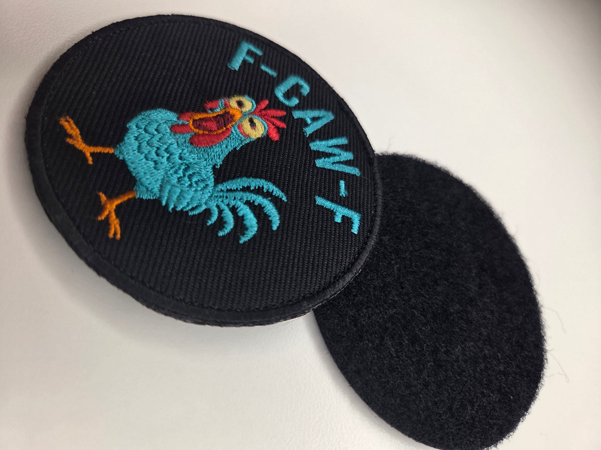 F-CAW-F Rooster Embroidered Patch