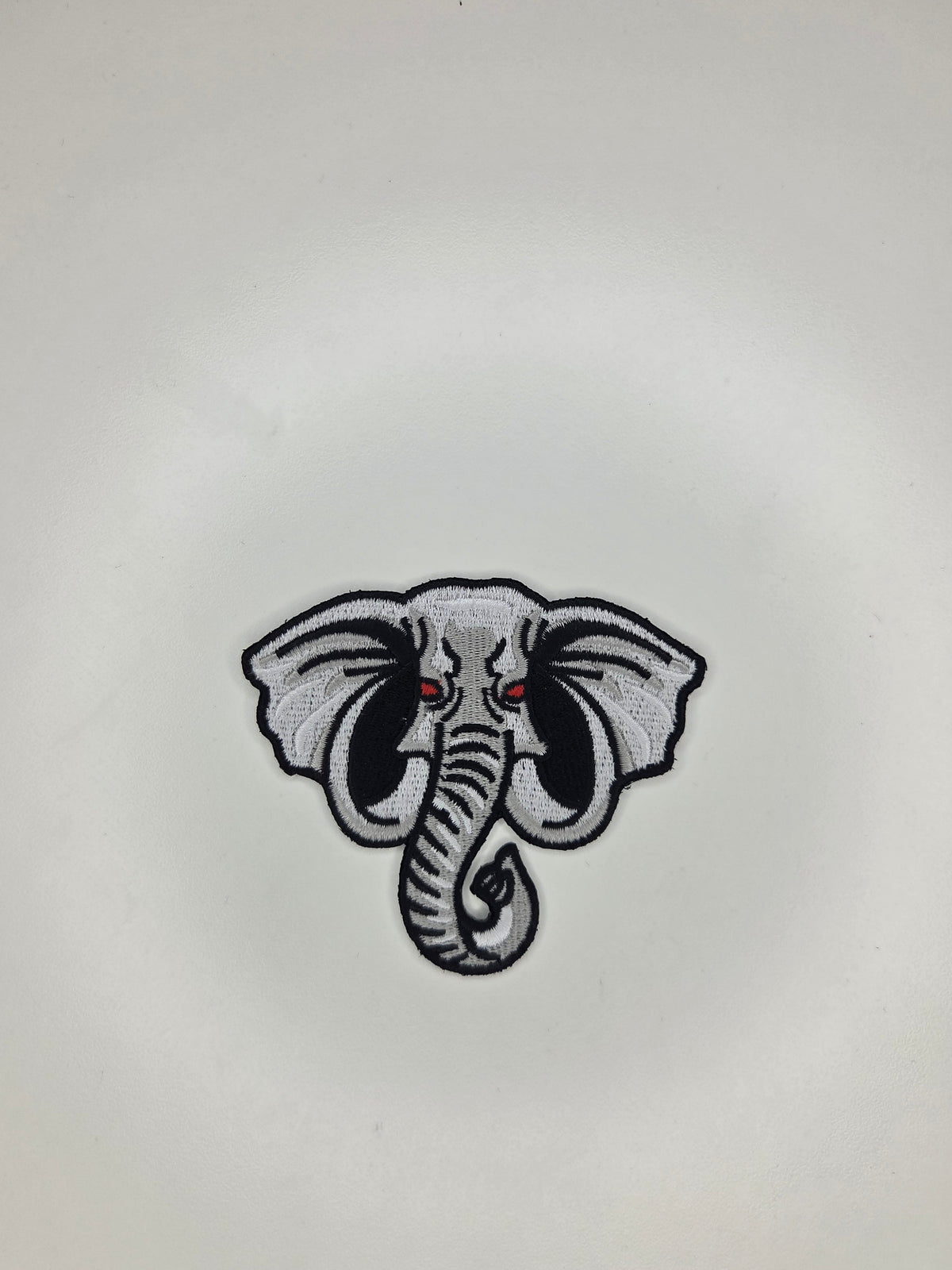 Elephant Head Embroidered Patch