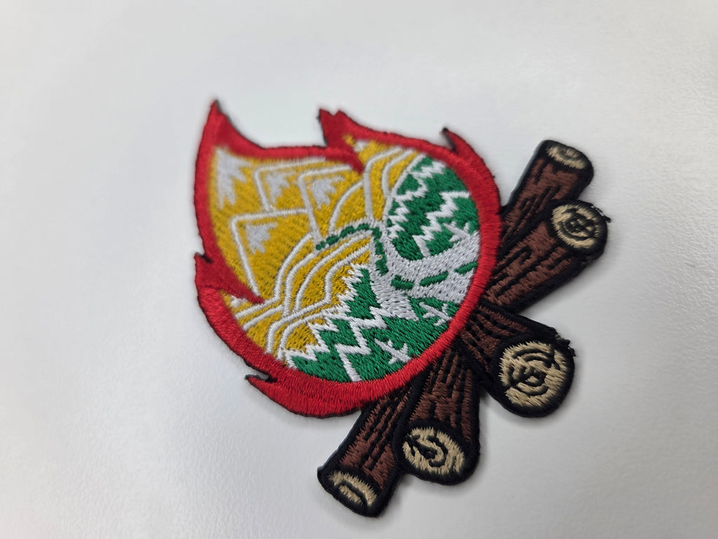 Campfire Embroidered Patch