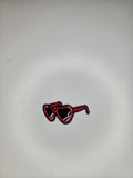 Heart Sunglasses Embroidered Patch