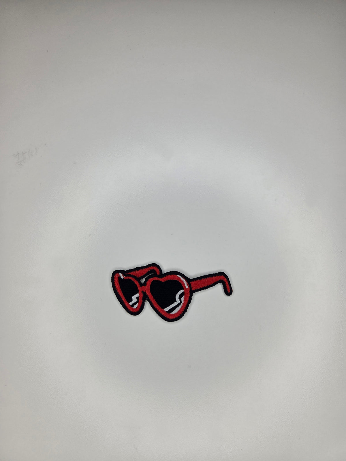 Heart Sunglasses Embroidered Patch