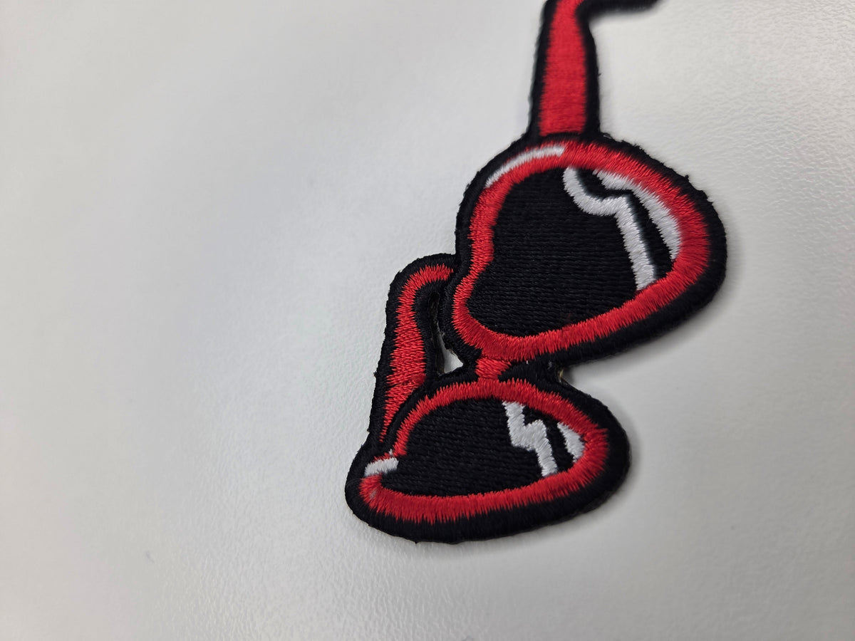 Heart Sunglasses Embroidered Patch