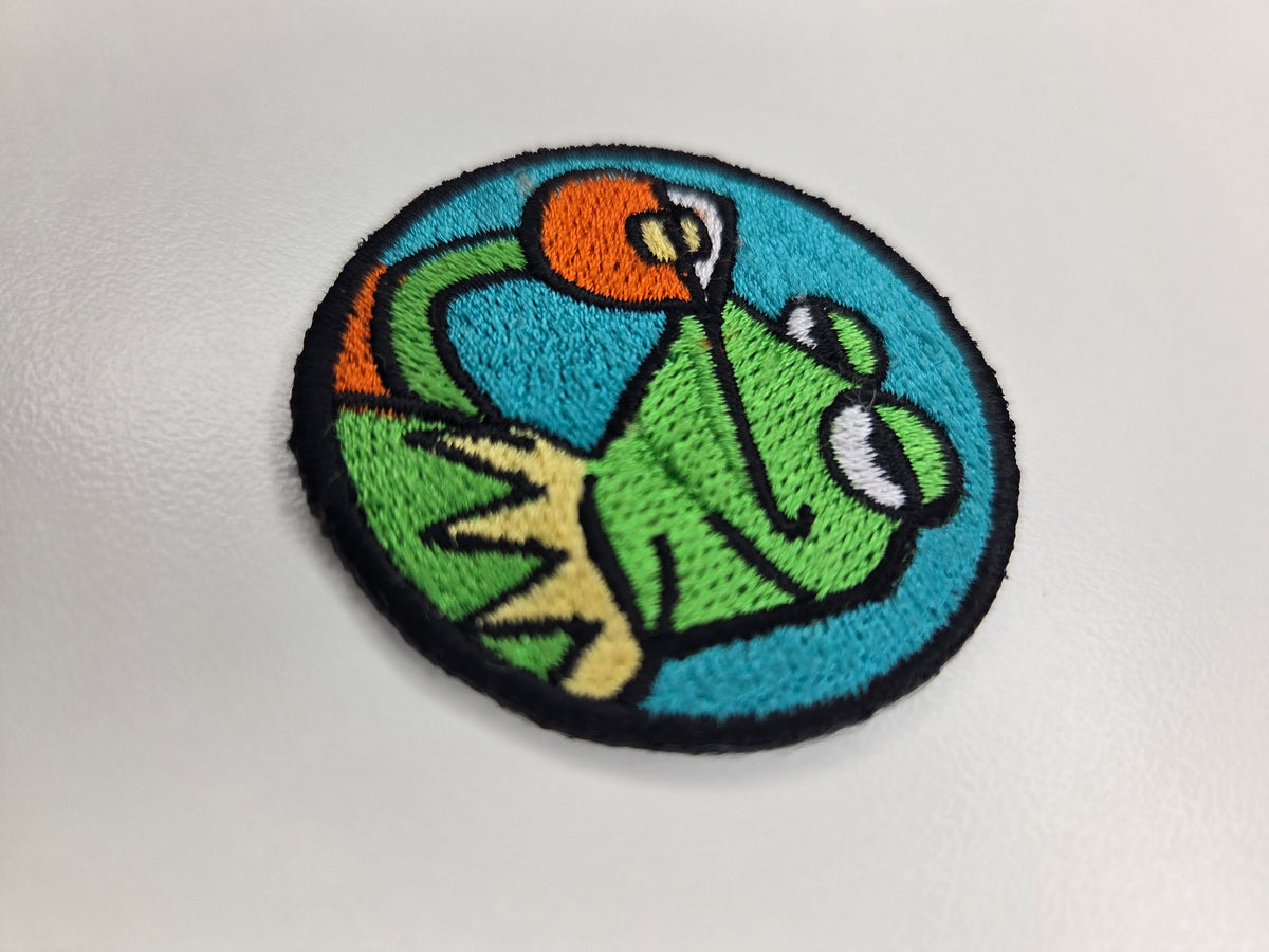 Mountain Frog Round Patch