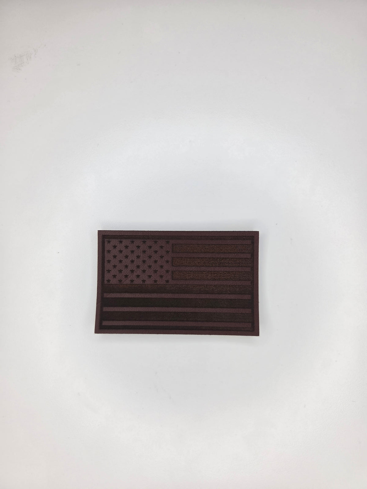 Leather American Flag Patch