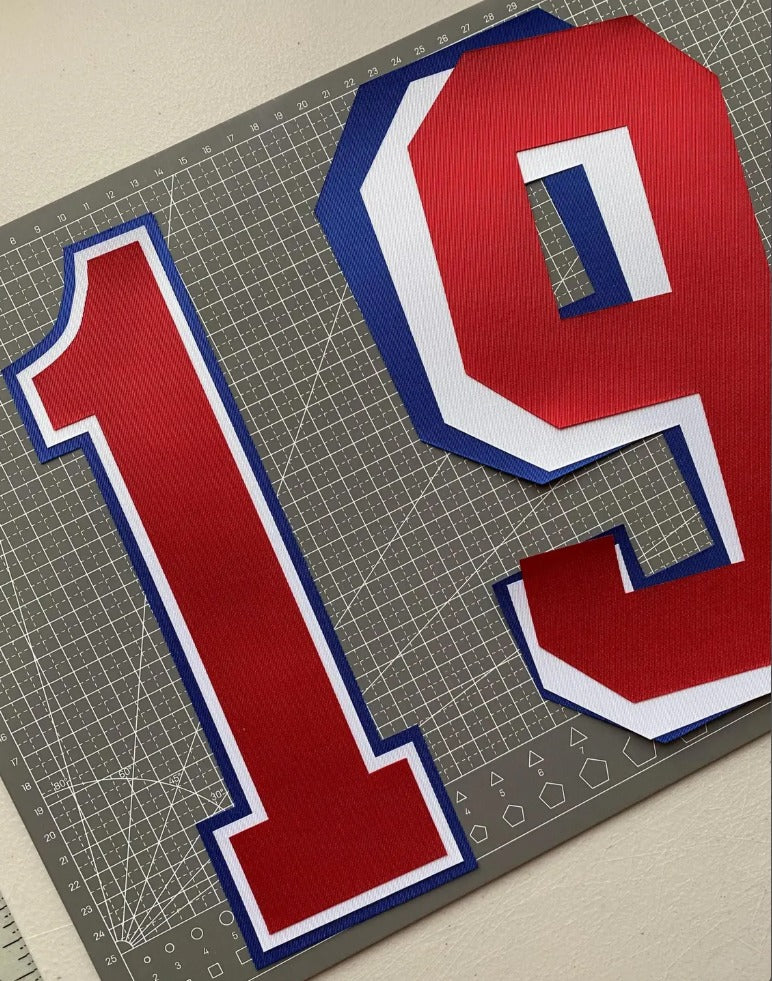 Custom Tackle Twill Letters