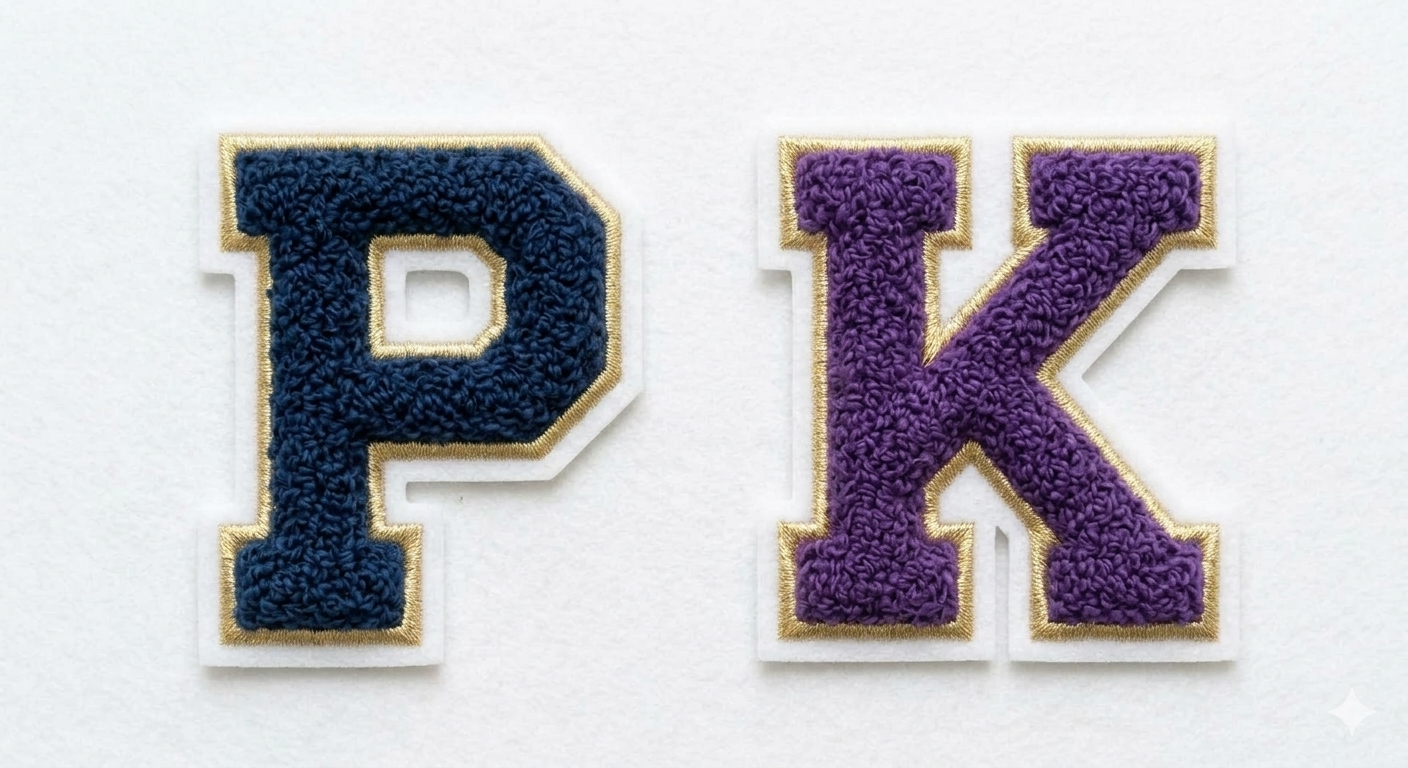 Chenille Letter Patches