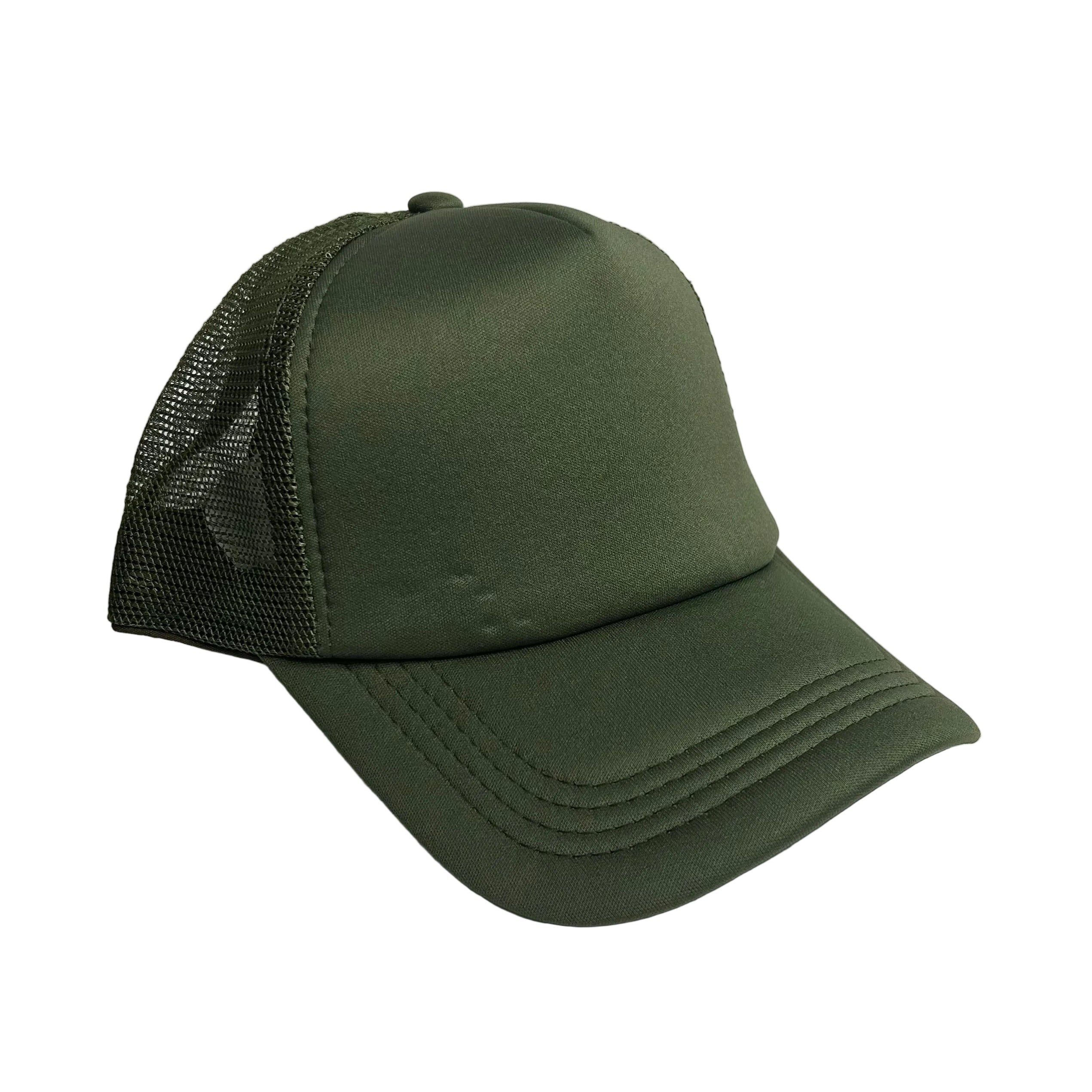 Solid Color Foam Trucker Cap
