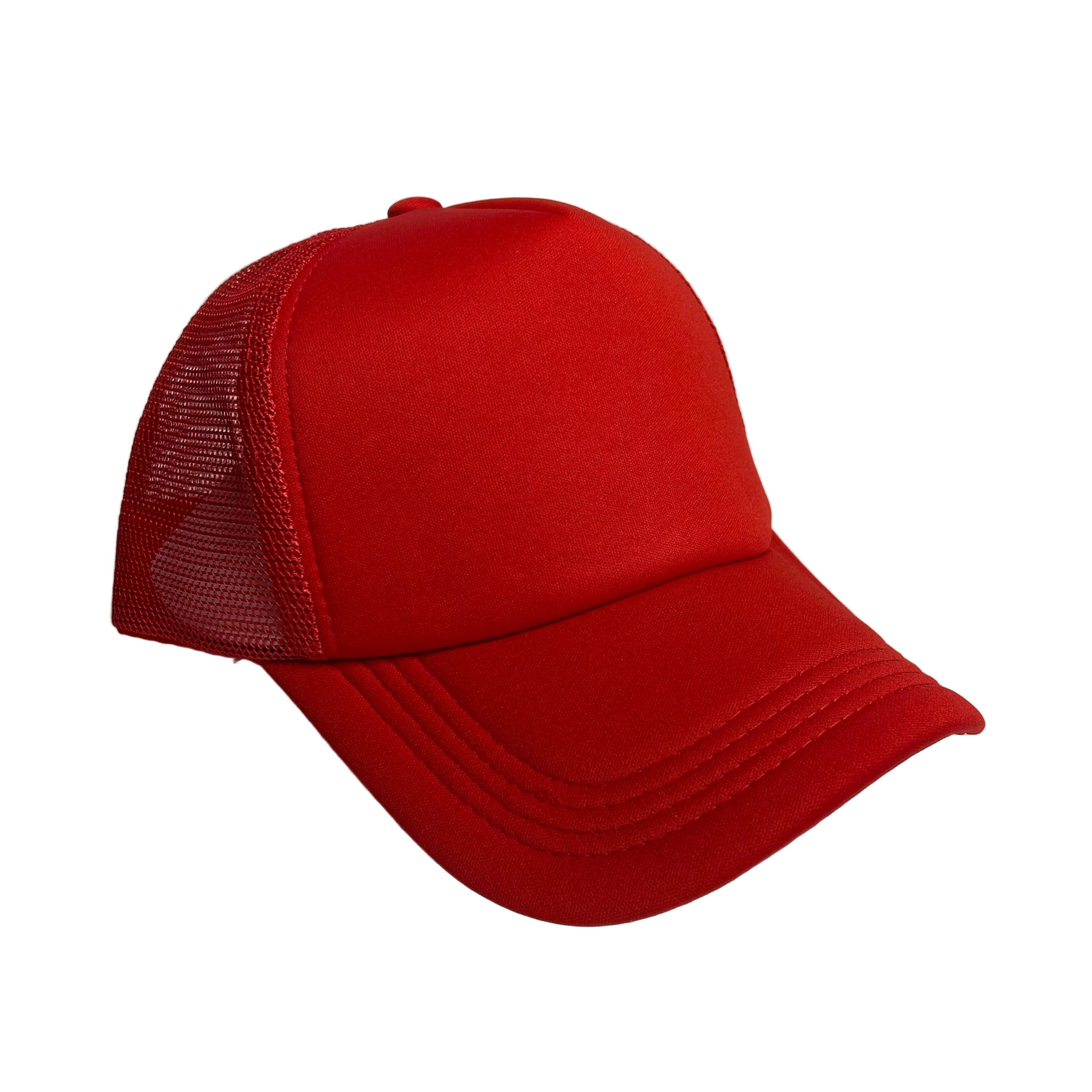Solid Color Foam Trucker Cap