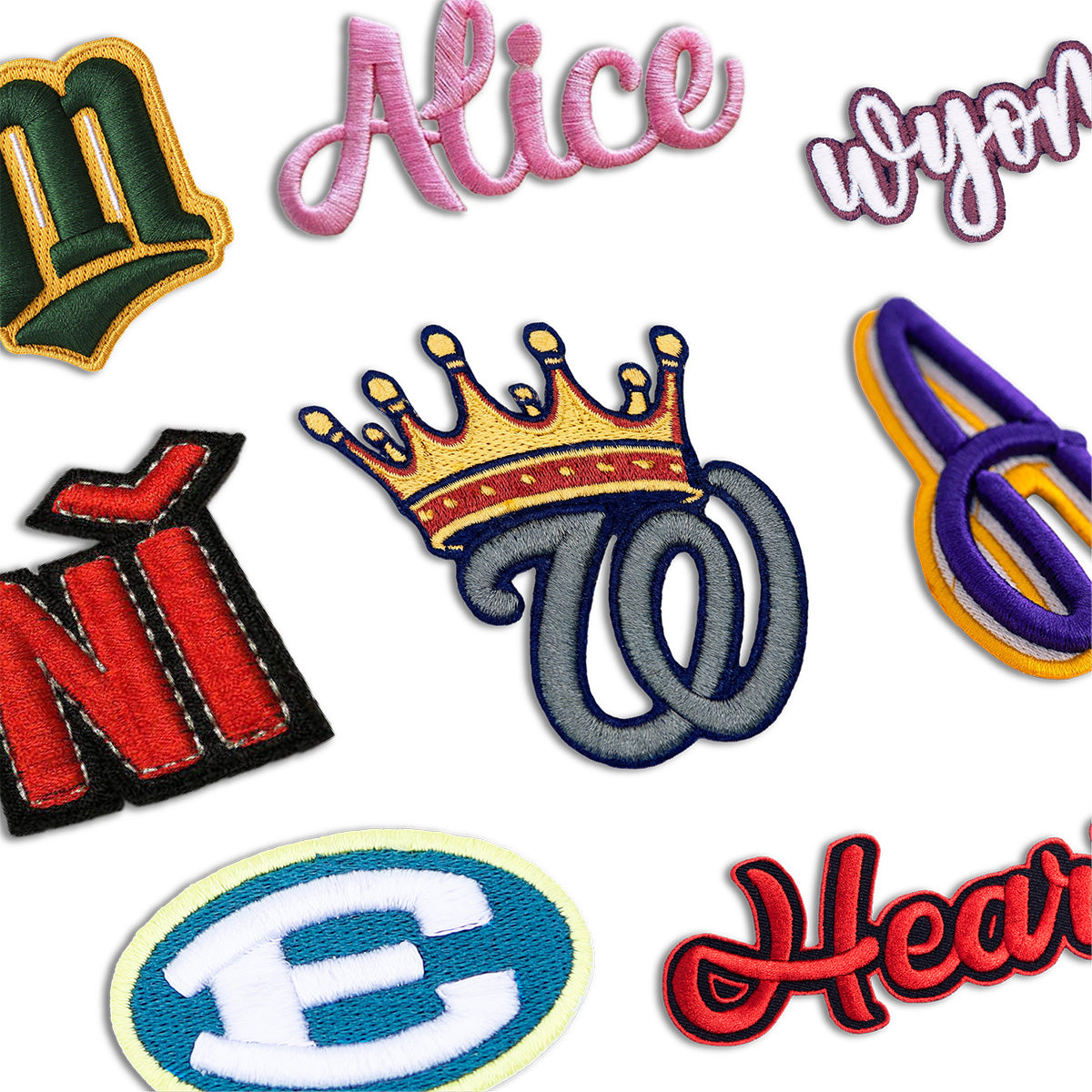 3D Embroidered Patches