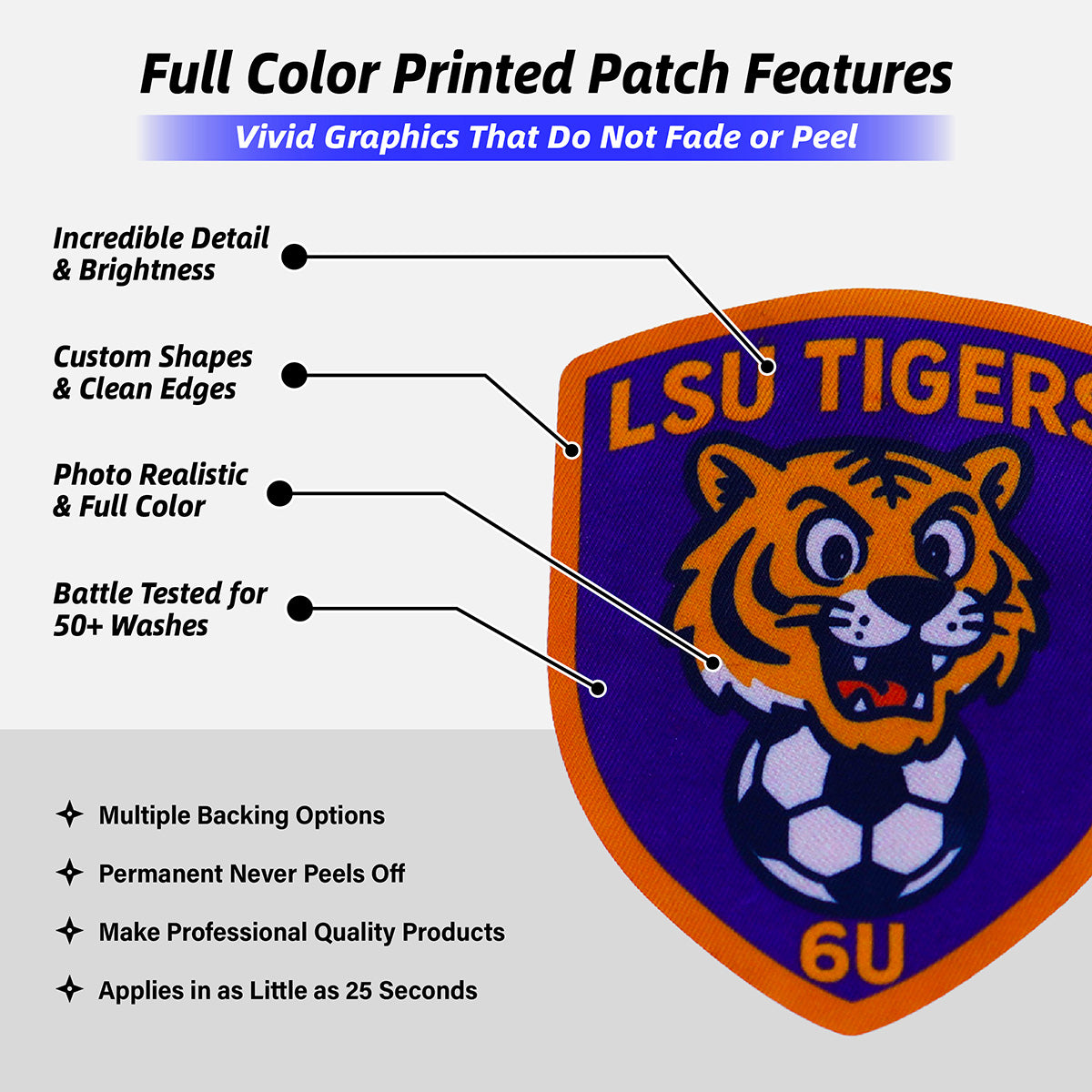 Full Color Printed Patches