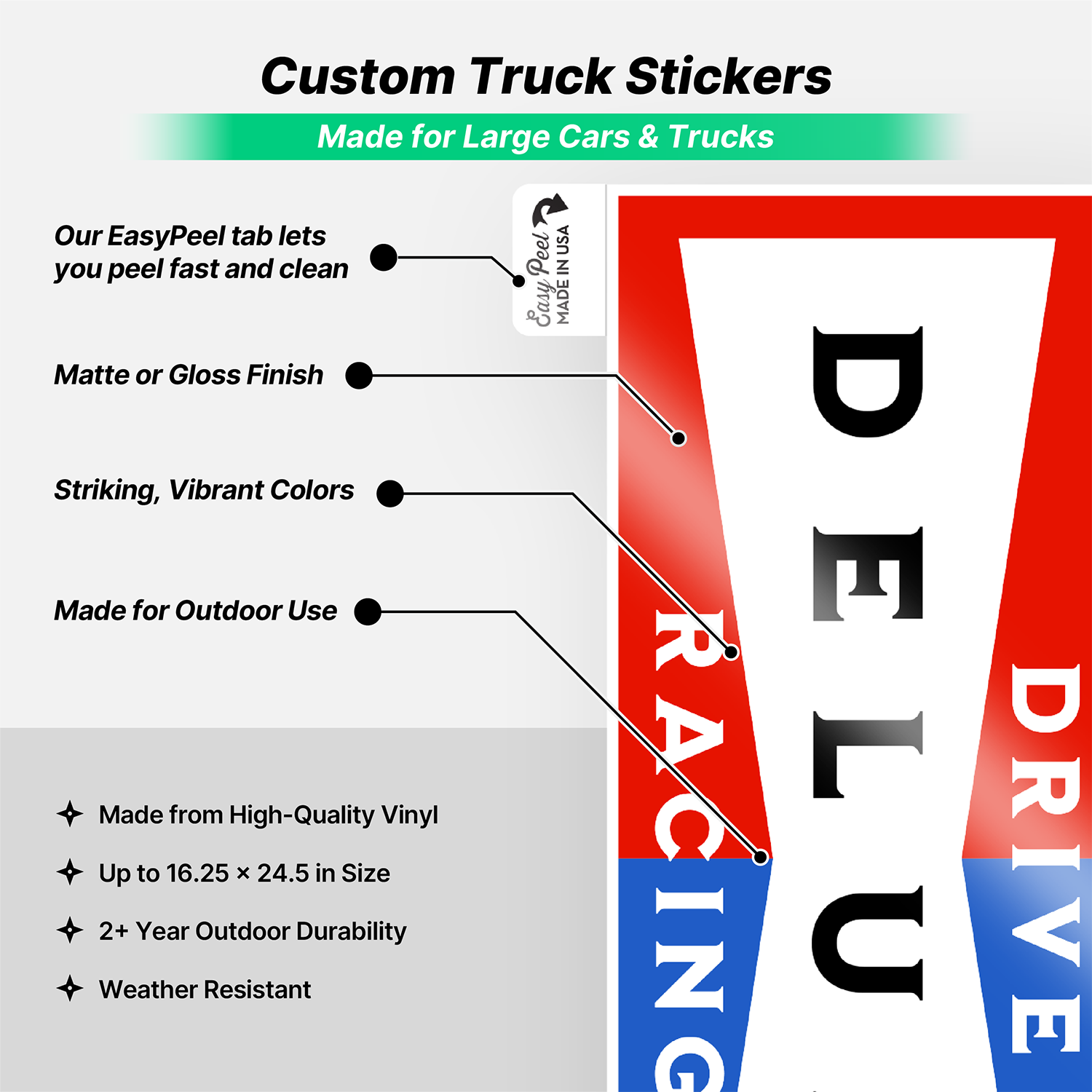 Custom Truck Stickers