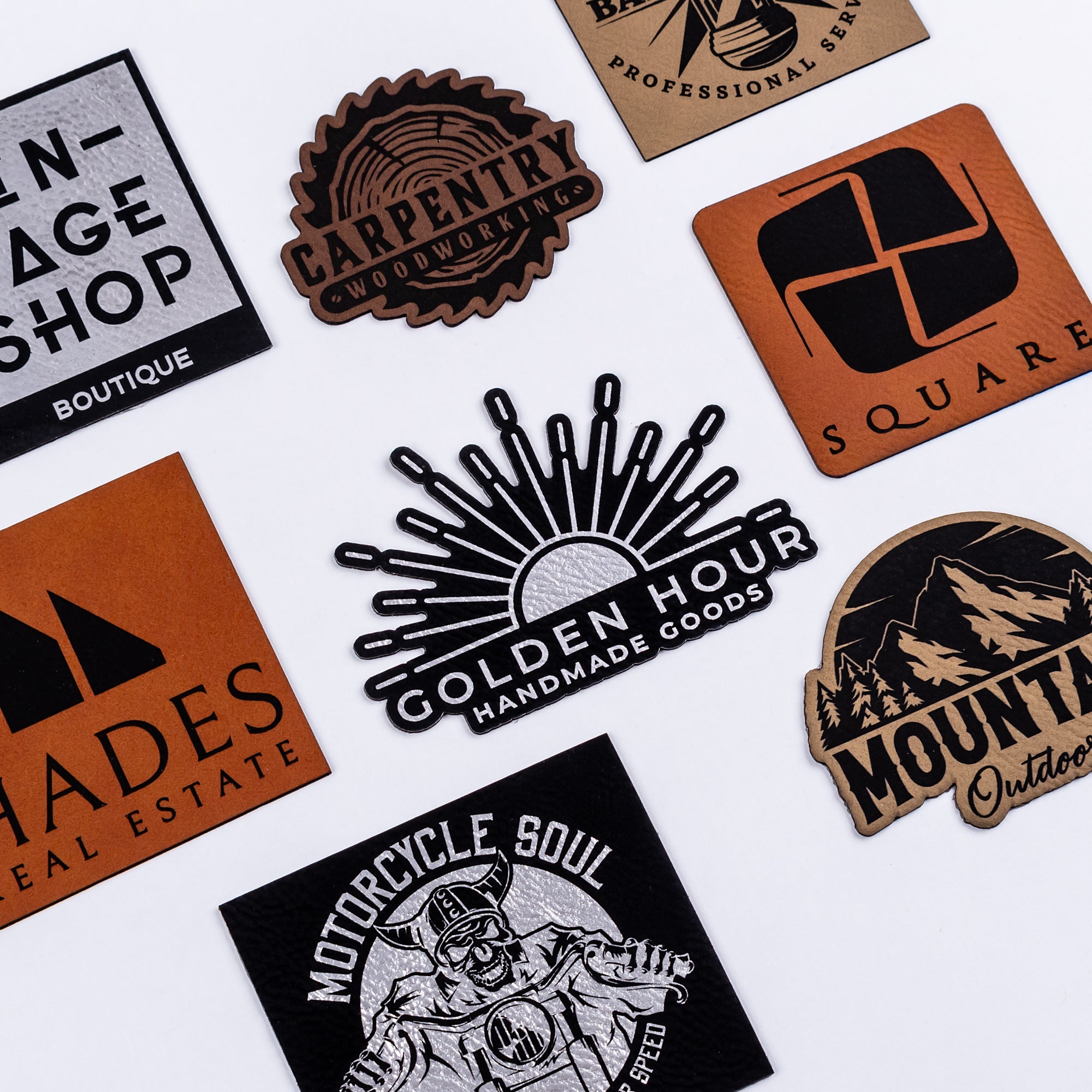 Faux Leather Patches