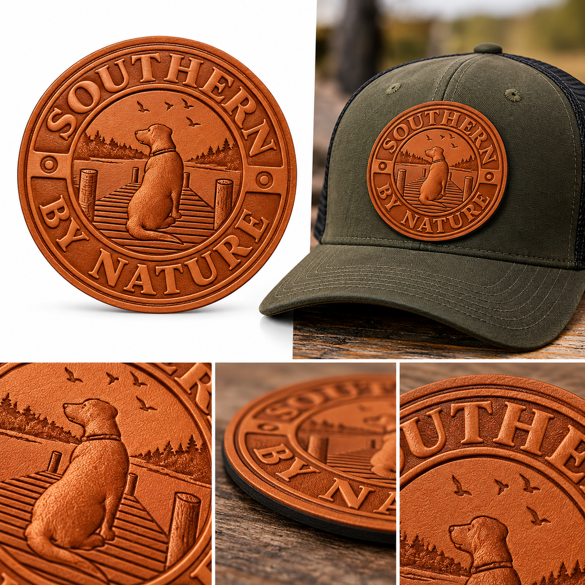 Custom Faux Leather Patches