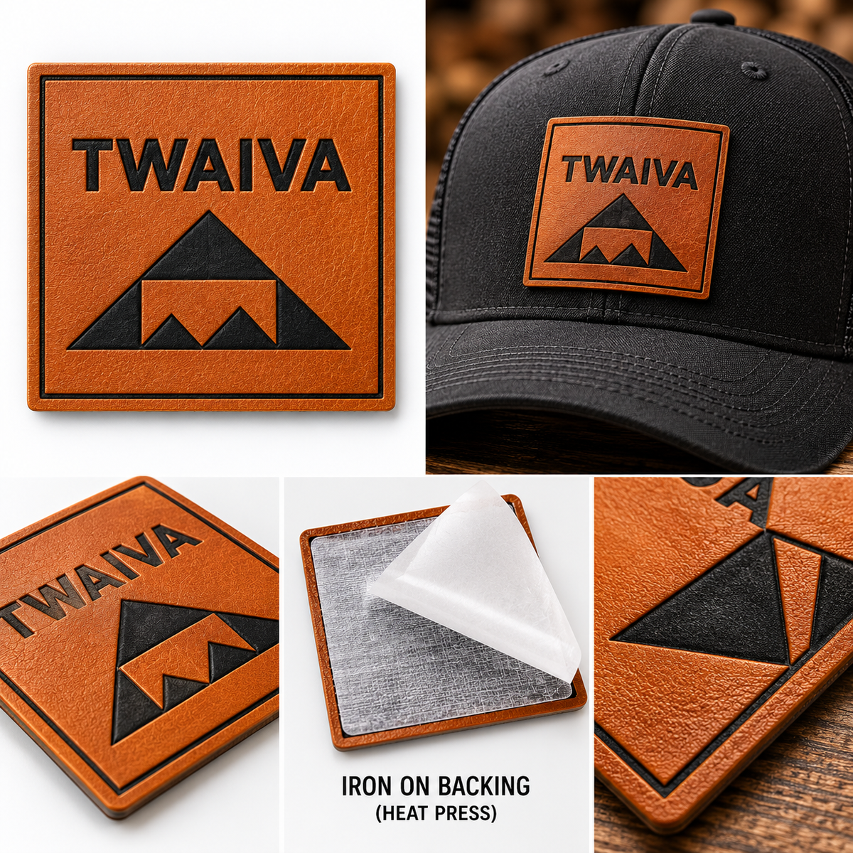 Custom Faux Leather Patches