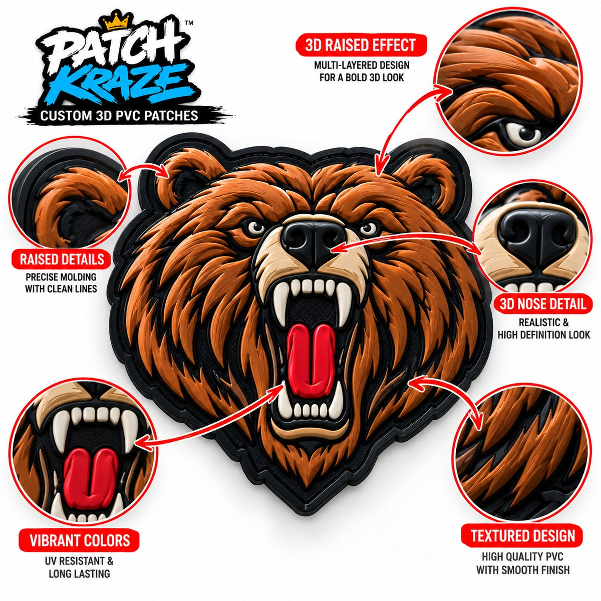3D PVC Patches