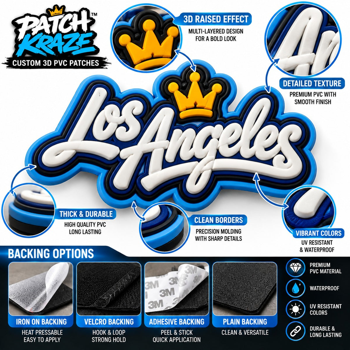 3D PVC Patches