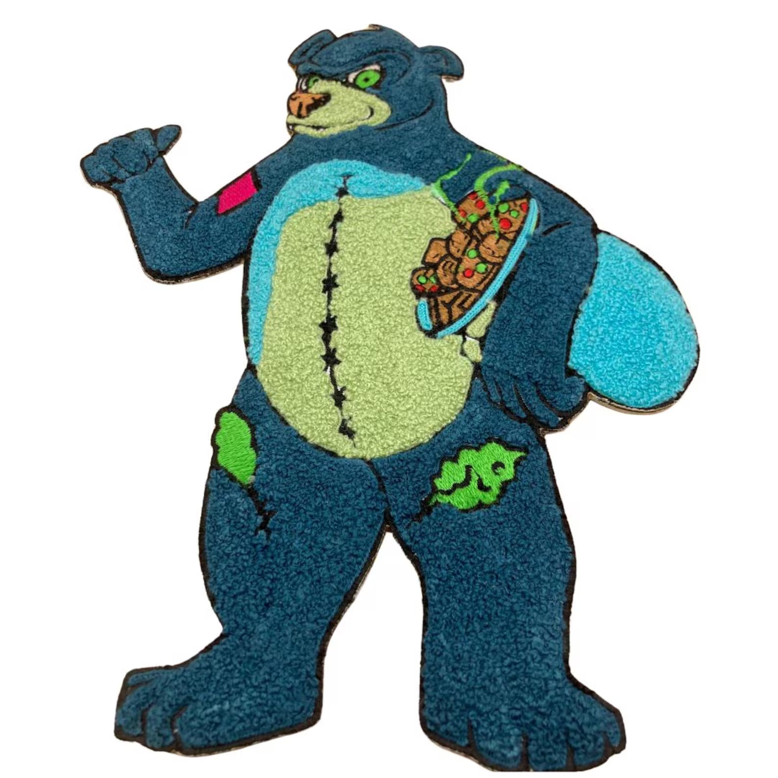 Grizzly Bear Chenille Patch