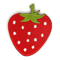 Red Strawberry Embroidered Patch