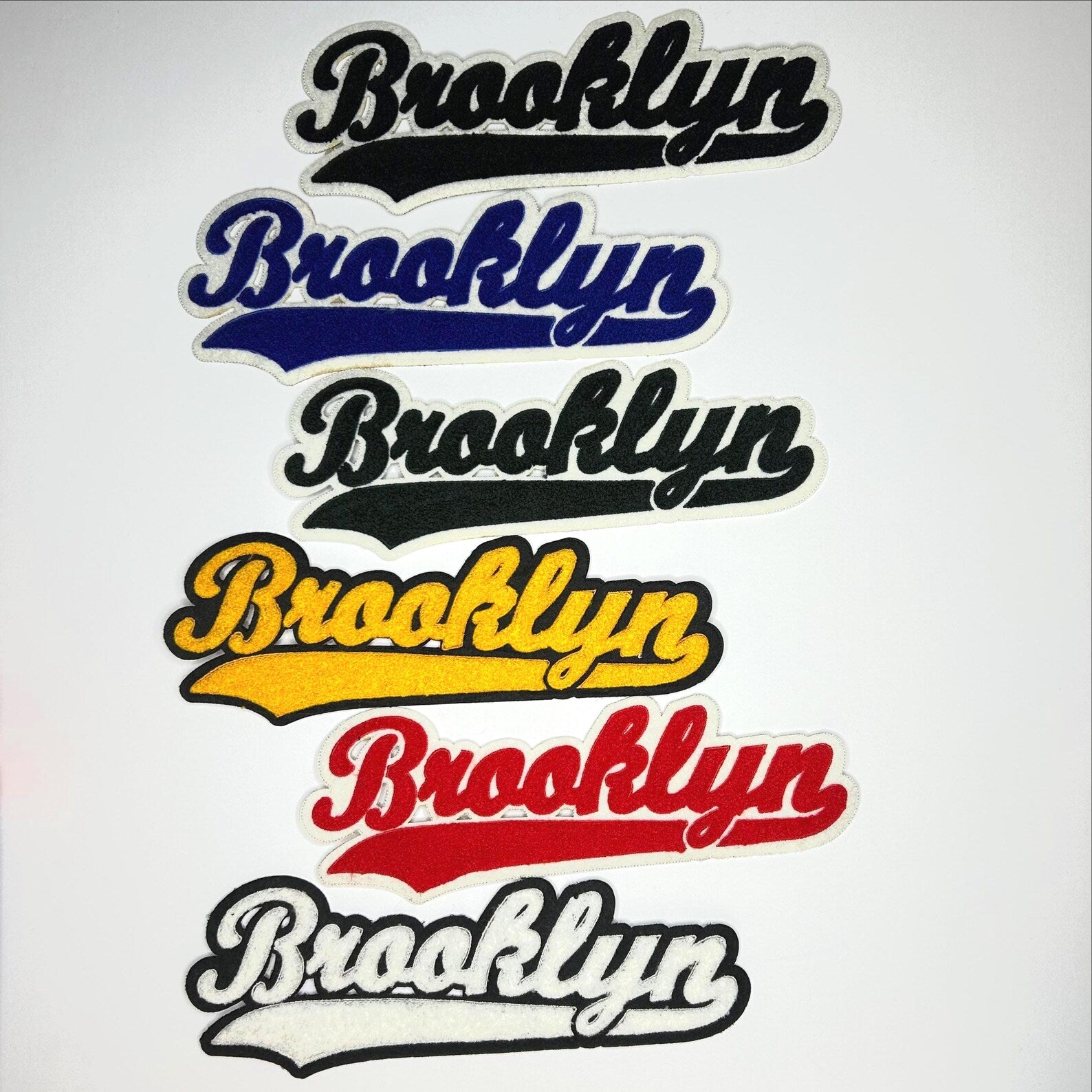 Brooklyn Chenille Letterman Patch