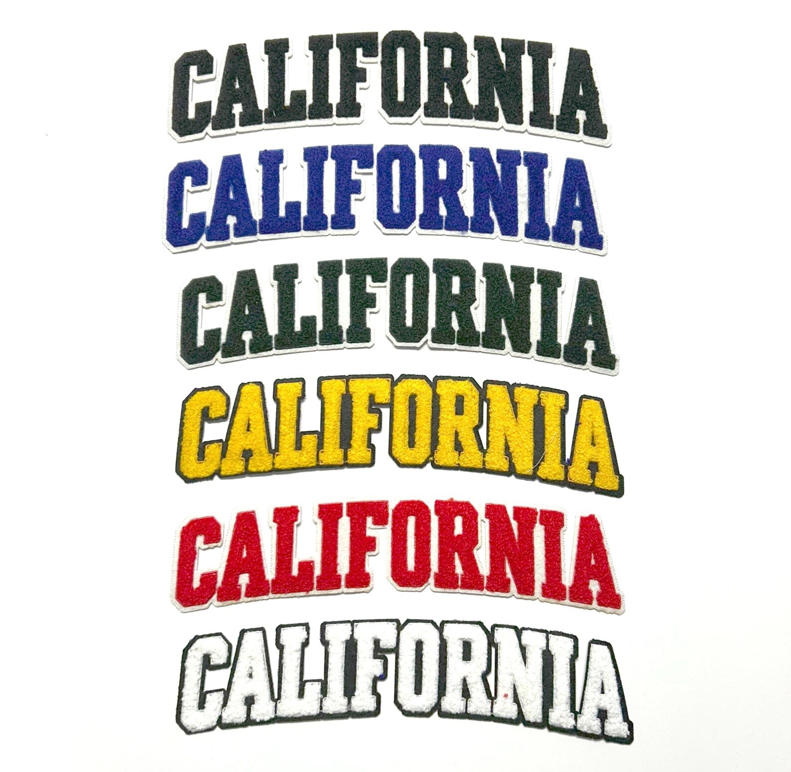 California Chenille Letterman Patch