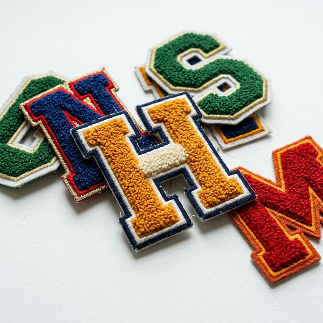Chenille Letter Patches