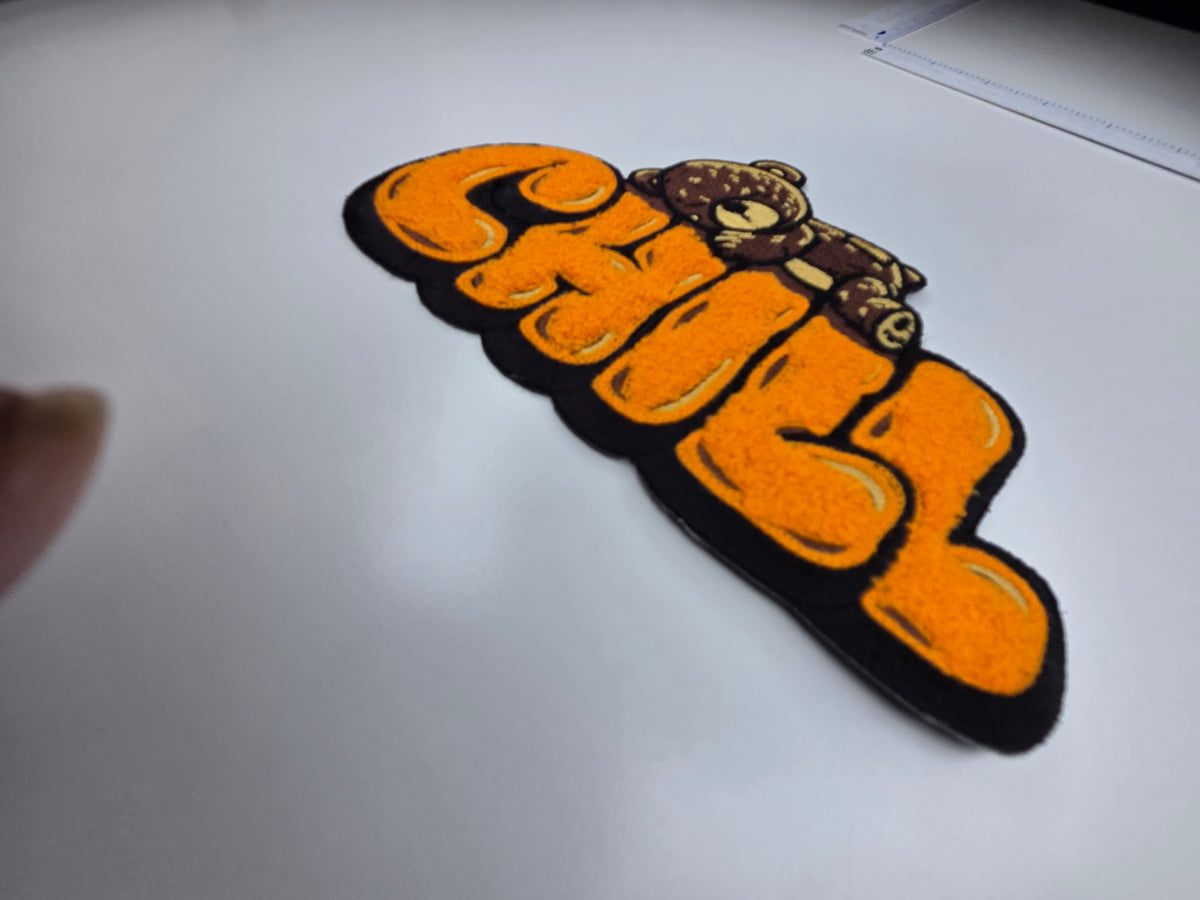 Chill Bear Chenille Patch