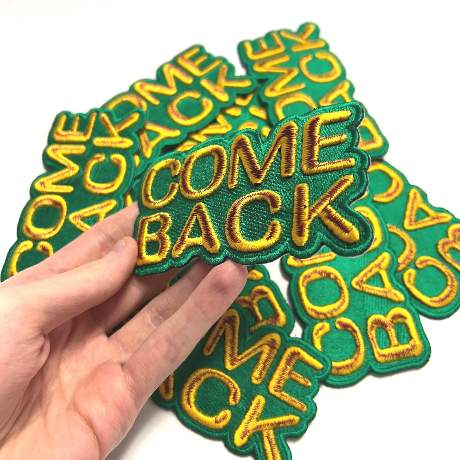 Come Back 3D Embroidered Patch