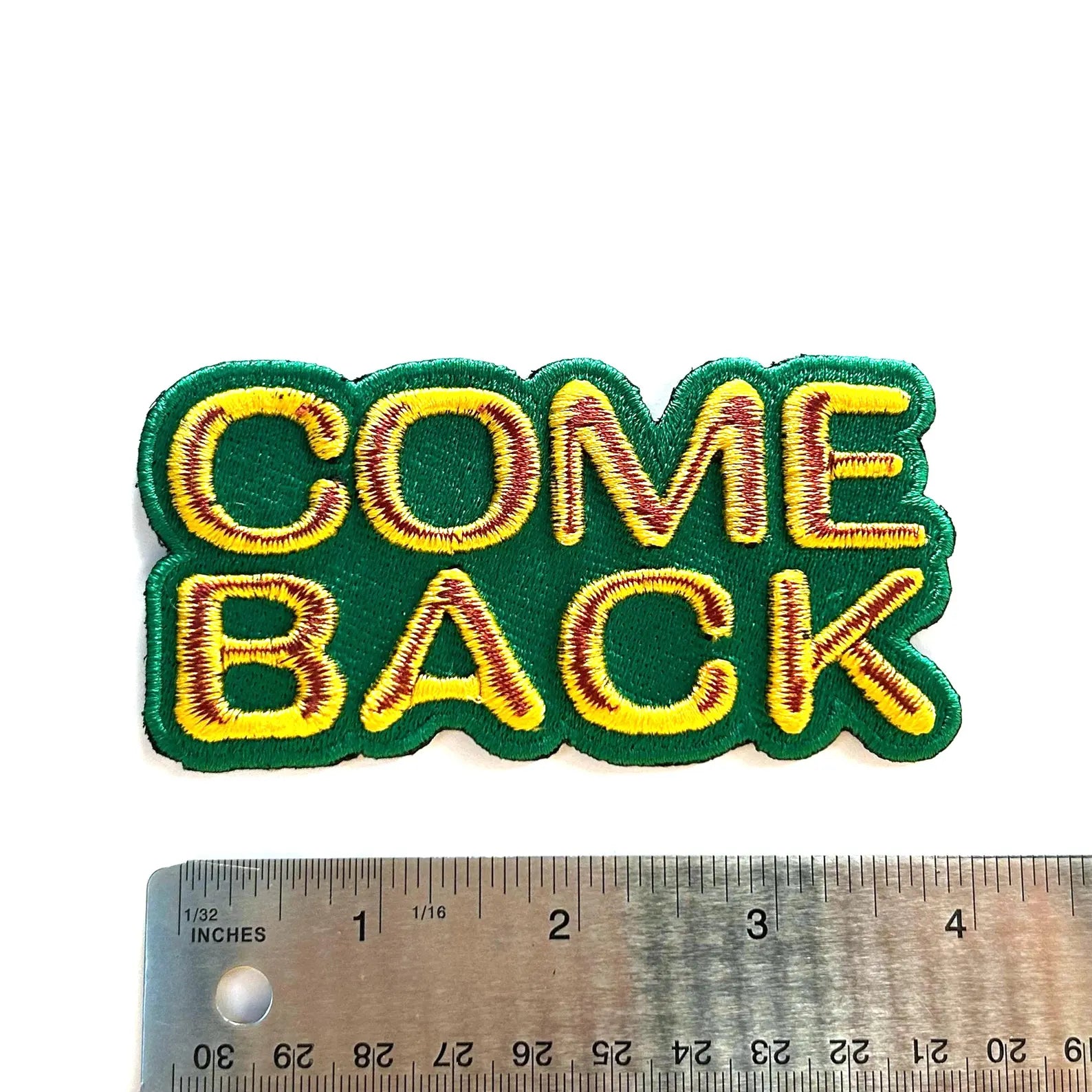 Come Back 3D Embroidered Patch