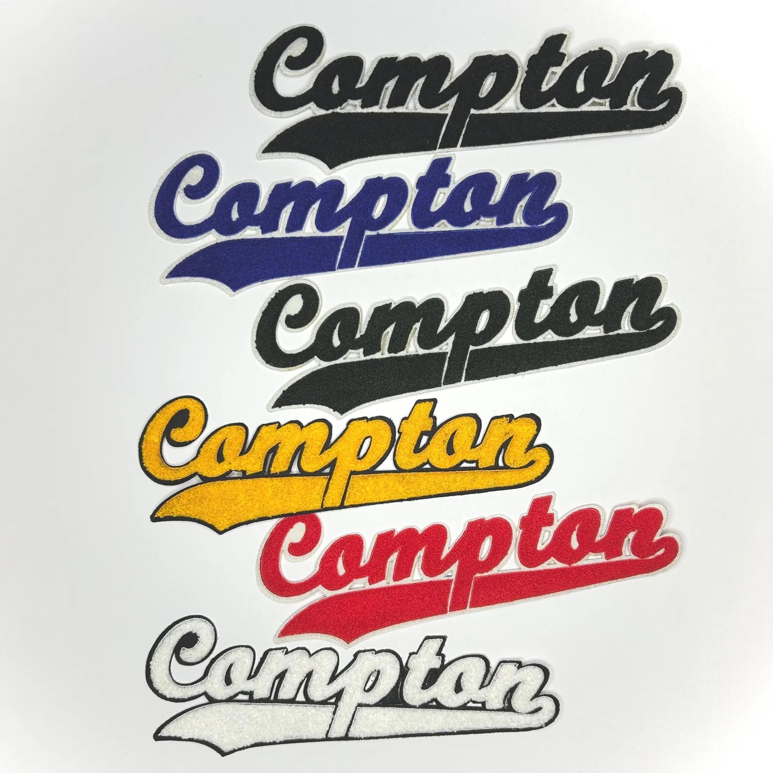 Compton Chenille Letterman Patch