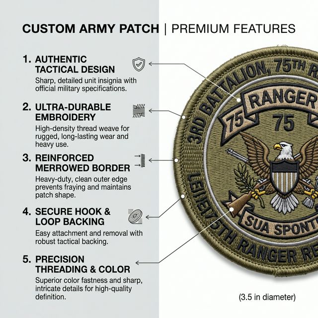 Custom Army Patches