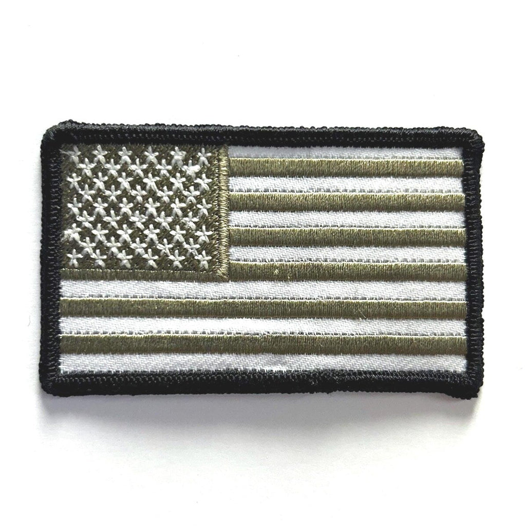 Grey American Flag