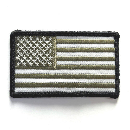 Grey American Flag