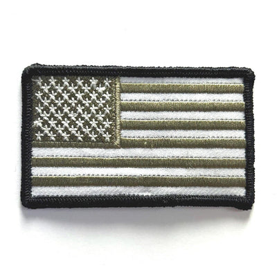 Grey American Flag