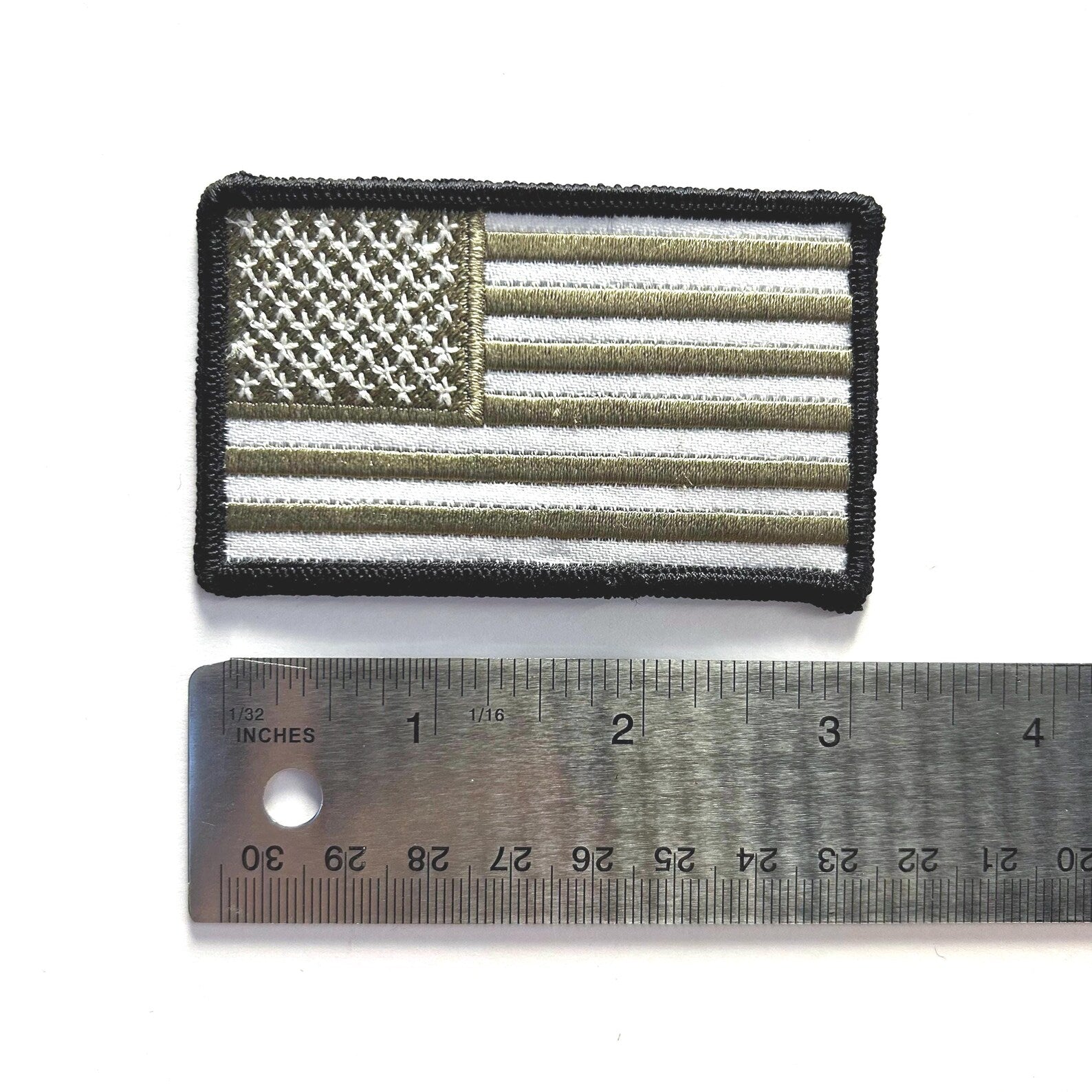 Grey American Flag