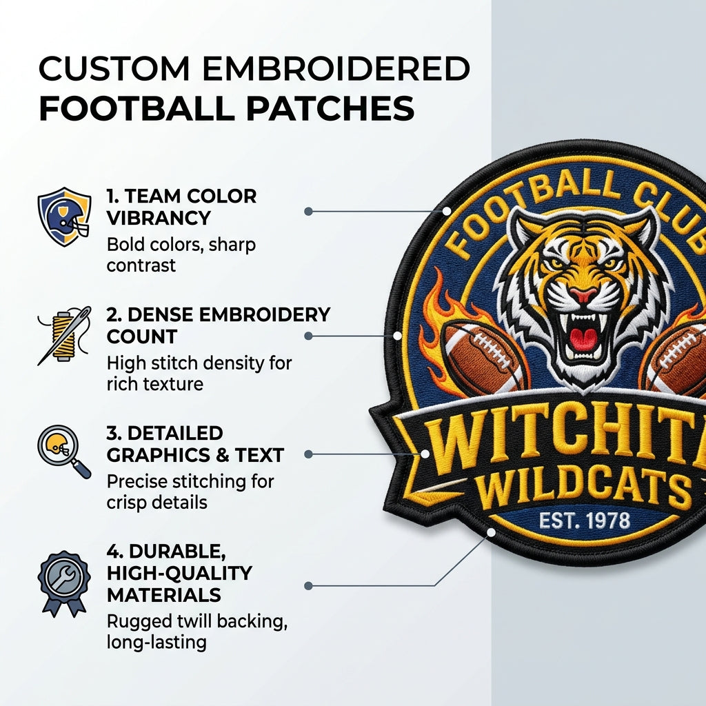 Custom Football Patches