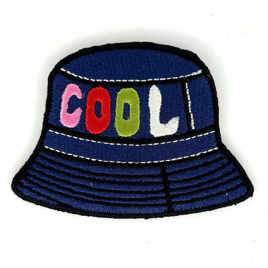 Cool Bucket Hat Embroidered Patch