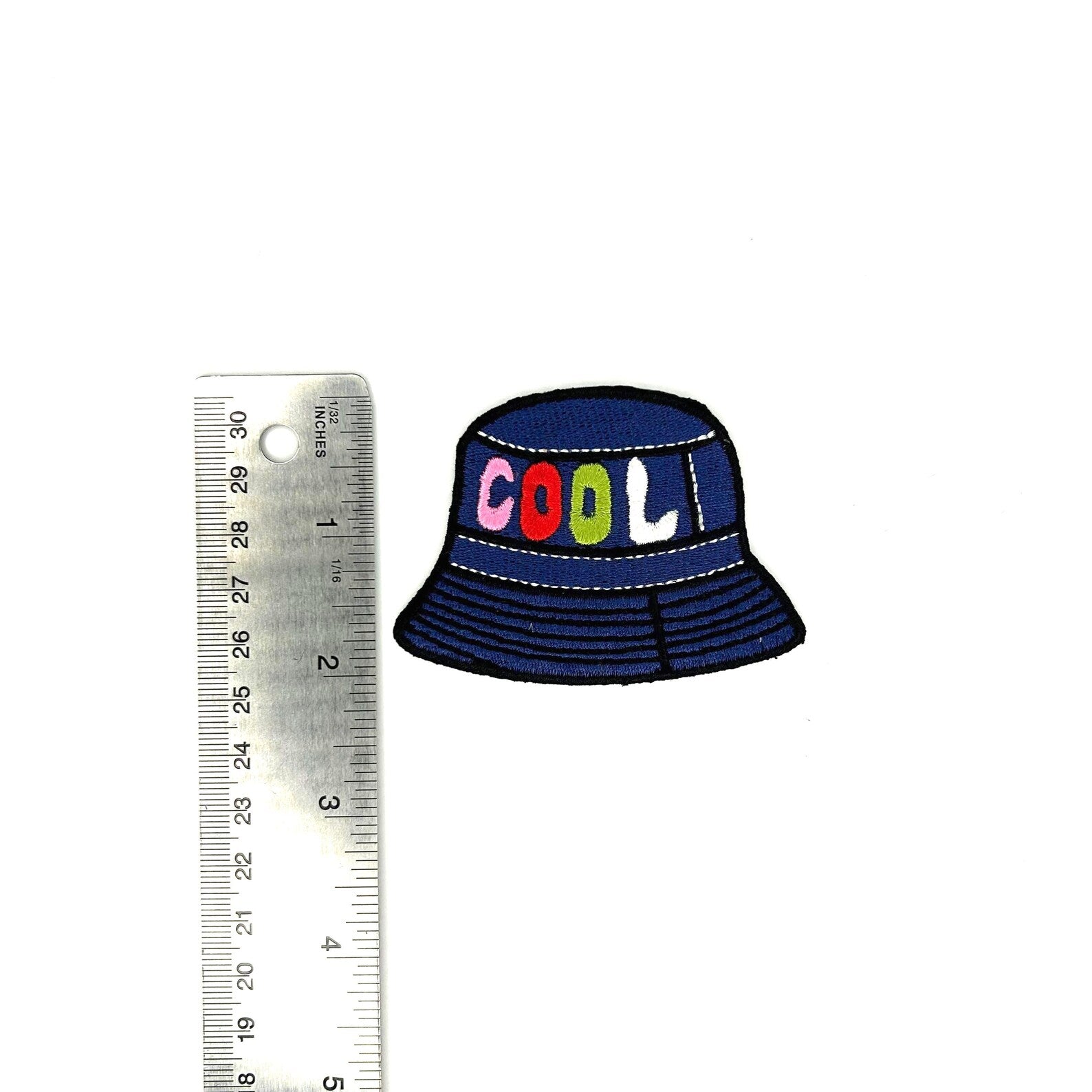 Cool Bucket Hat Embroidered Patch