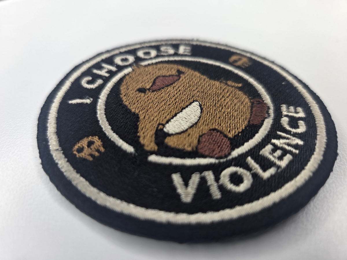 I Choose Violence Capybara Patch
