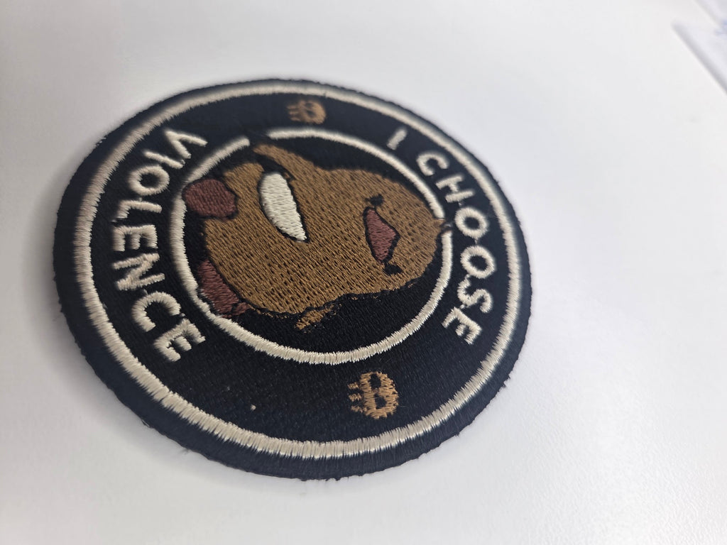 I Choose Violence Capybara Patch