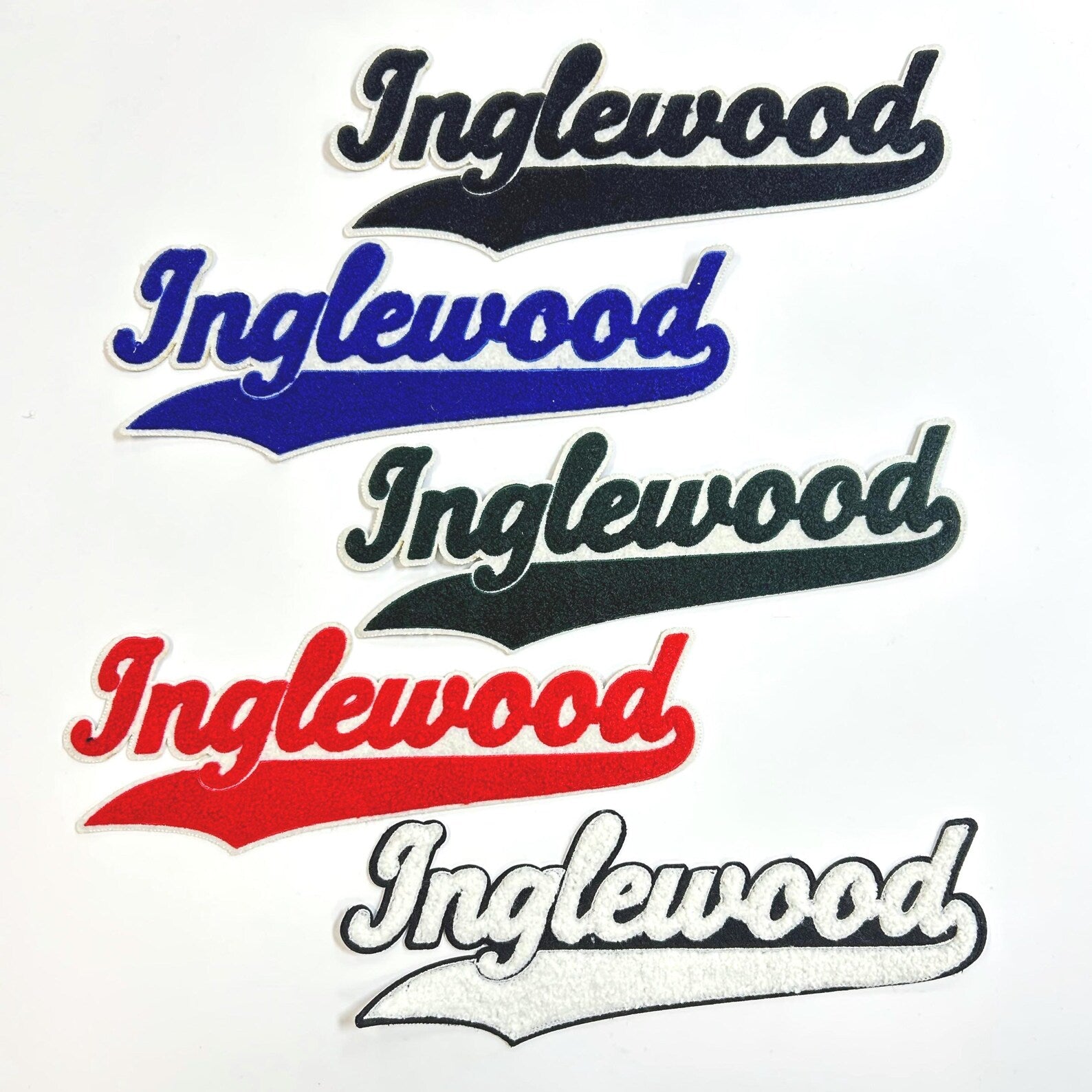 Inglewood Chenille Letterman Patch