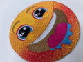 Laughing Emoji Embroidered Patch